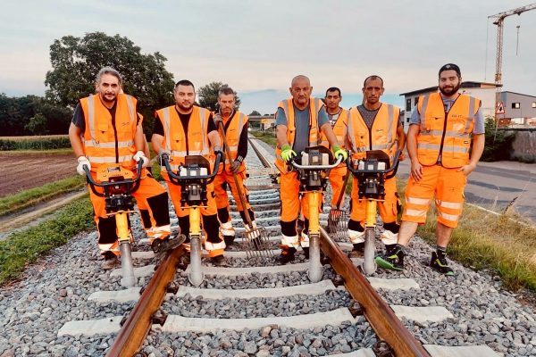 Team Gleisbau Gruppenbild