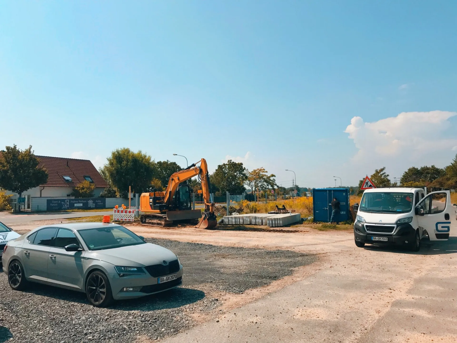Lärmschutzwand für die Stadt Griesheim